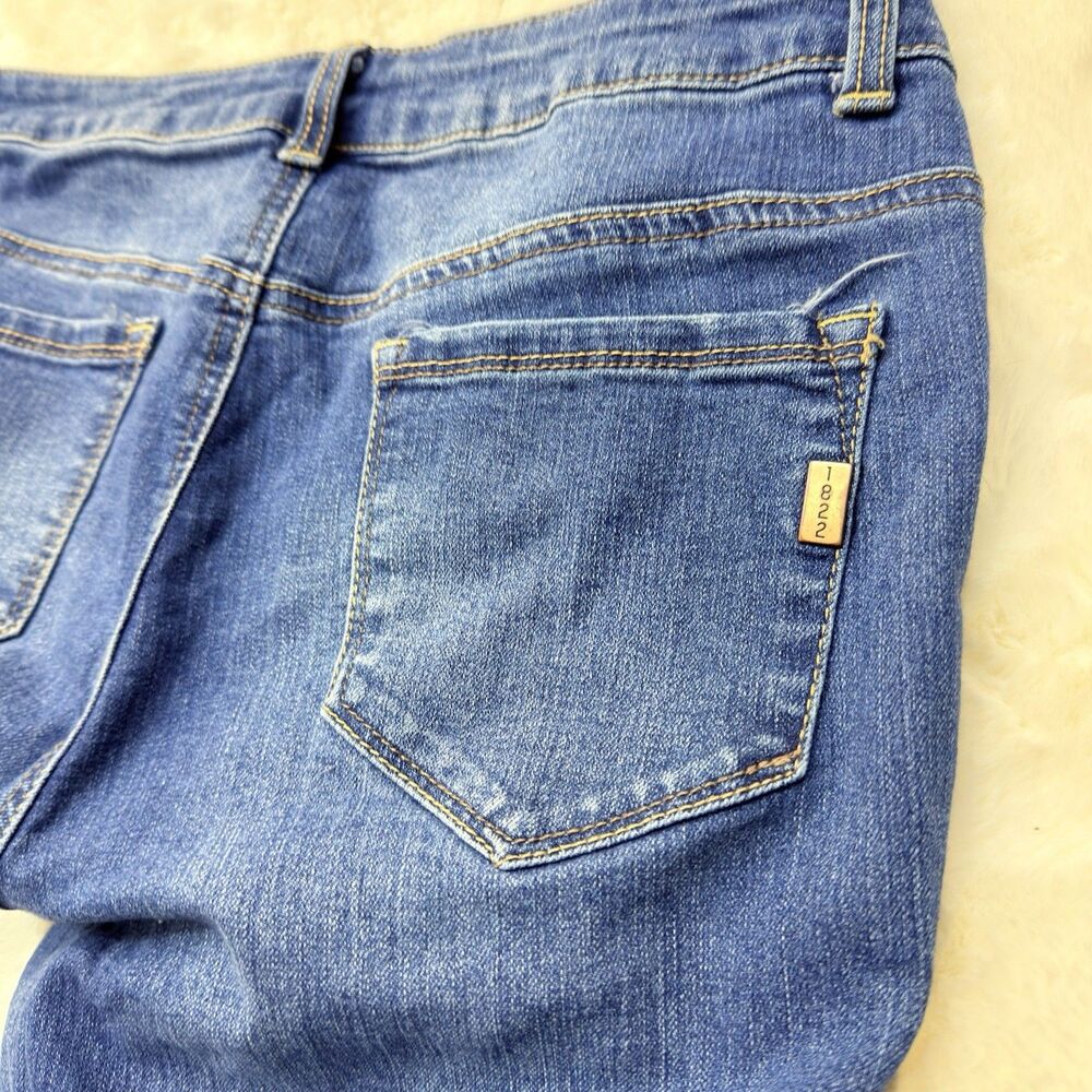 1822 Denim Skinny Ankle Jeans Medium Wash Mid Rise Women's Blue Size 10 - Picture 6 of 16